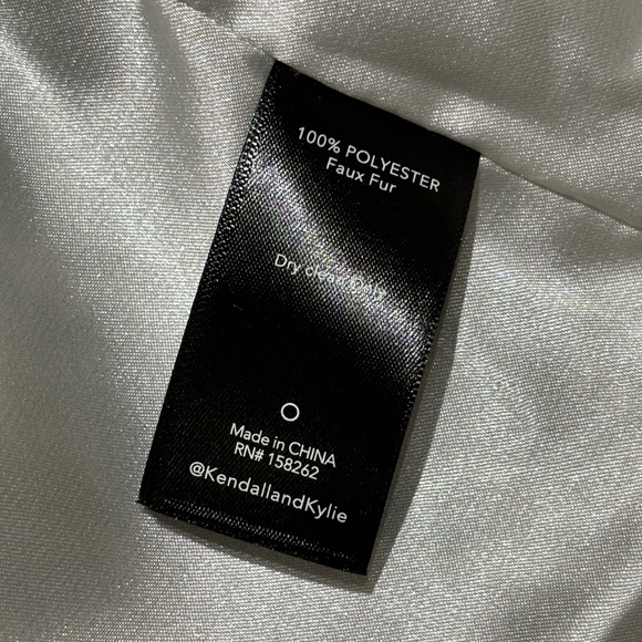 Kendall+ Kylie  Mixed Media Zip up Jacket - Picture 7 of 7